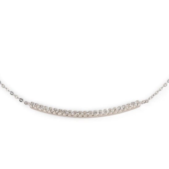 Collar Dilvdò Mujer in Plata Zircone CLSMBB - CLSMBB